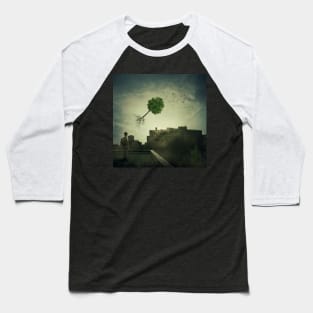 Greening of the foggy town Baseball T-Shirt